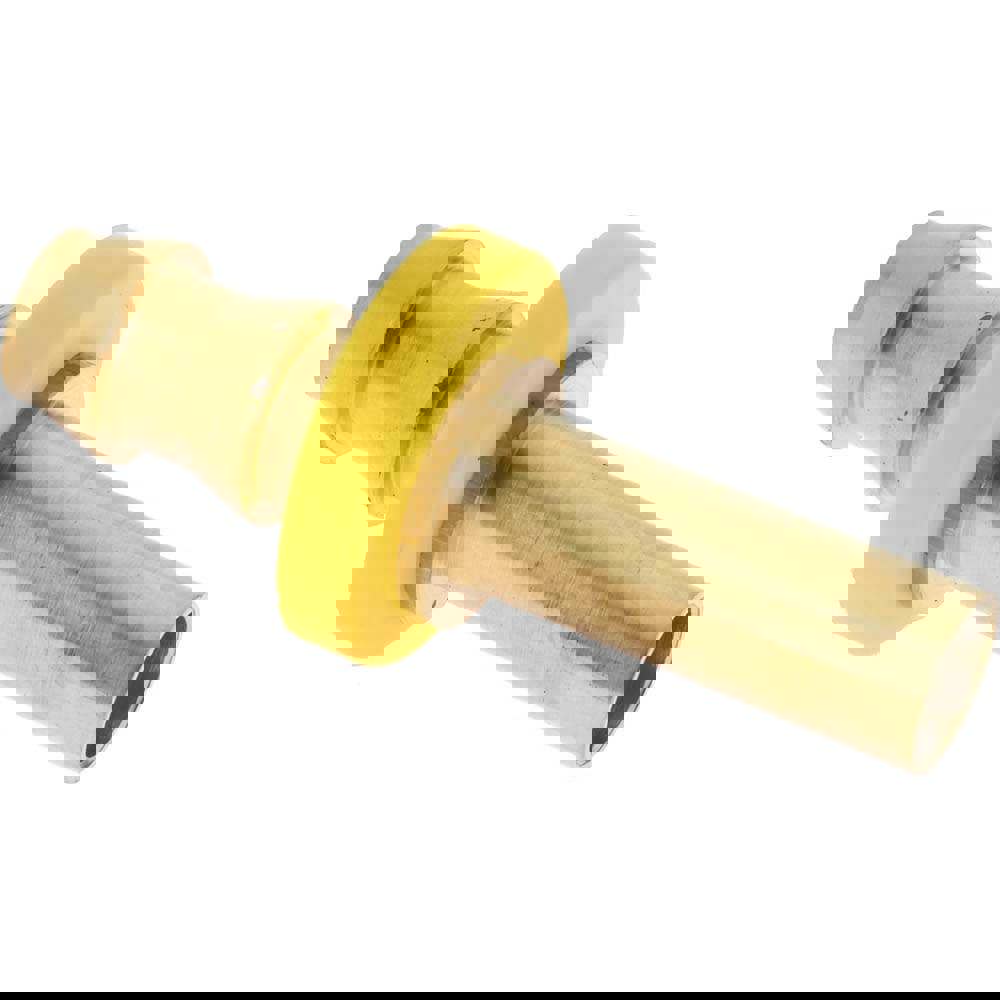 Barbed Push-On Hose Rigid Tube Shank: Brass, 3/8